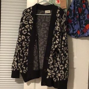 Universal Thread Oversized XL leopard print cardi